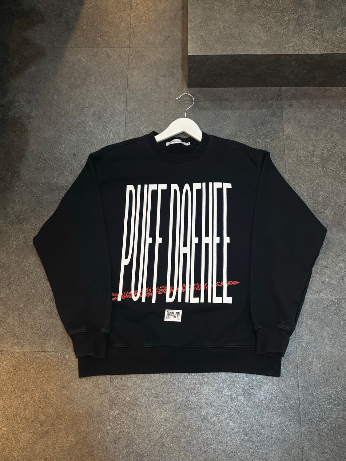 마리떼 프랑소와 저버 맨투맨 블랙 M 상품이미지2