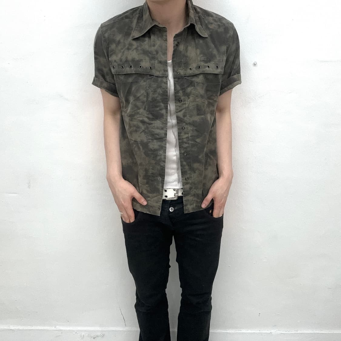 Bernings sho bleach short shirts 상품이미지2
