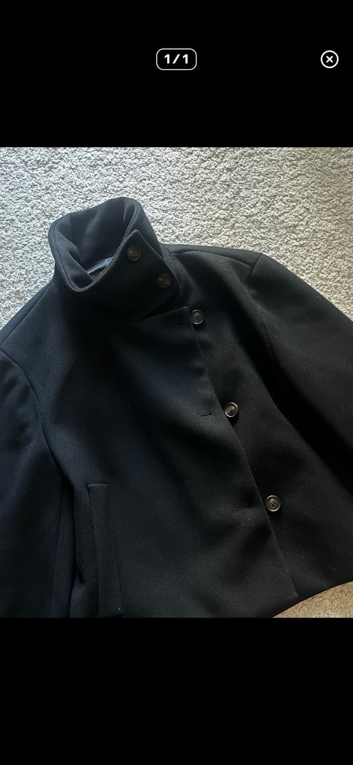 자라 하이넥숏코트 블랙 판매합니다! 상품이미지4
