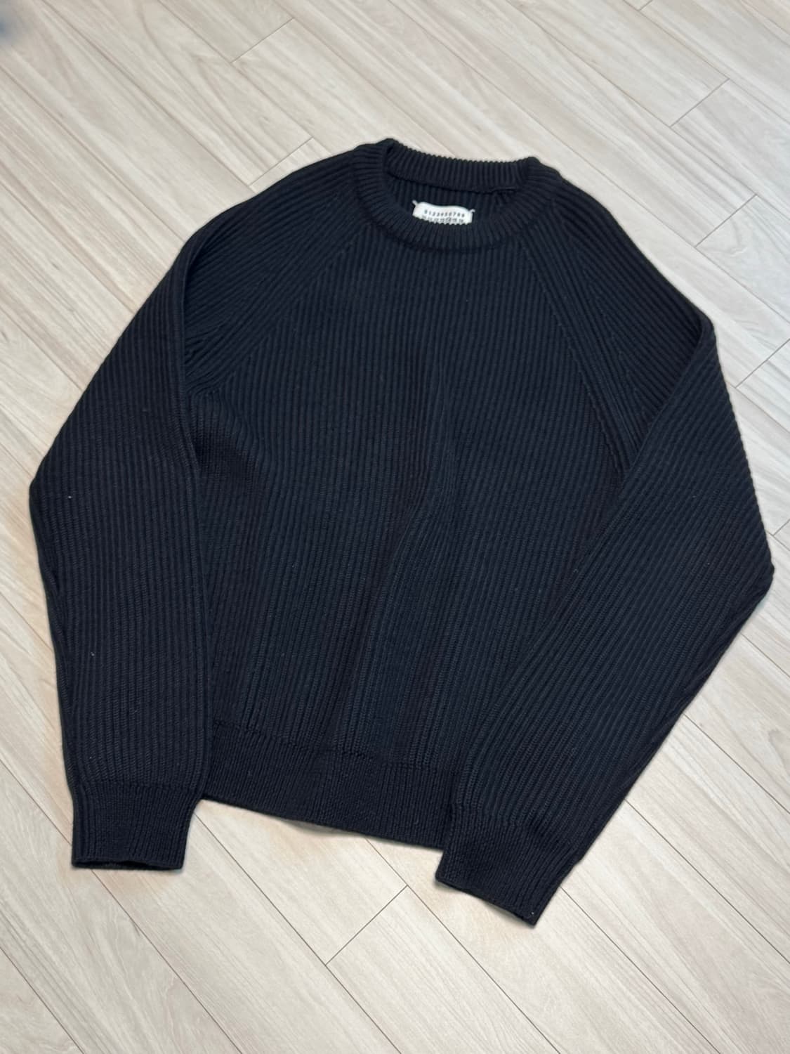 마르지엘라 립크루넥 니트 블랙 XL 상품이미지1