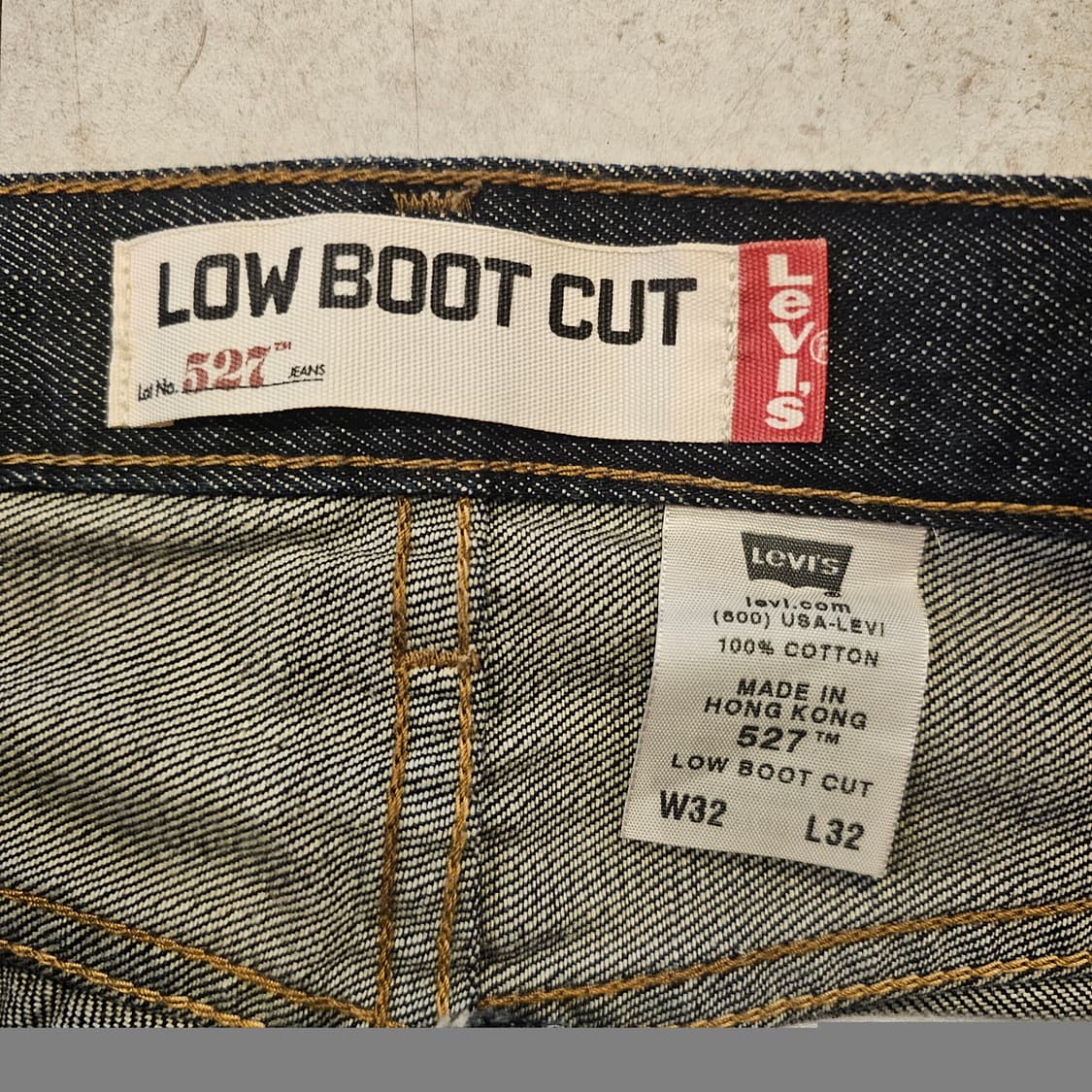 32inch 리바이스 527 붓츠컷 중청 상품이미지4