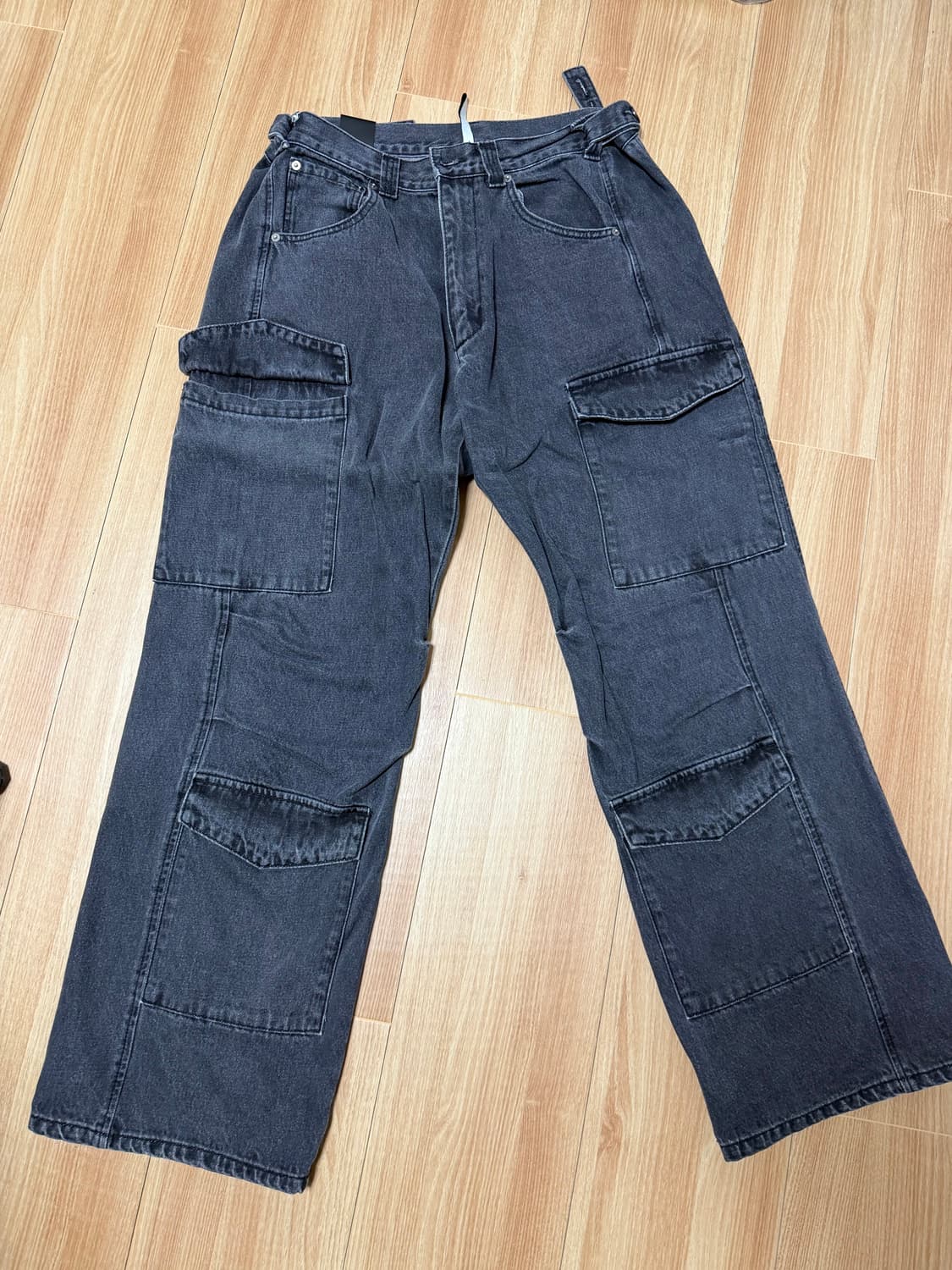 [50] 노이어 유틸리티 카고 와이드 데님 팬츠 상품이미지2