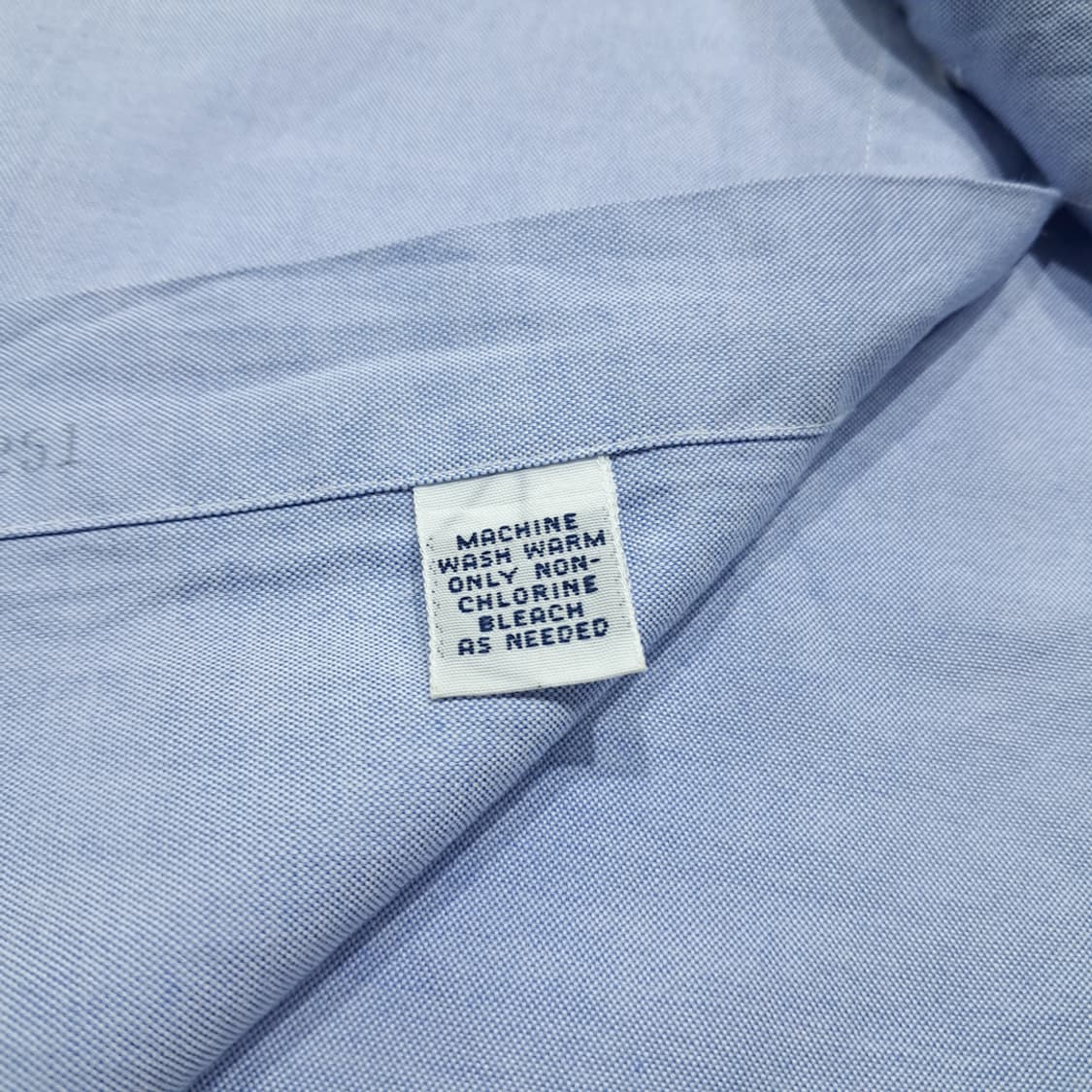 CK081 XL 폴로 90s 홍콩판 클래식 블루 셔츠 남방 상품이미지5