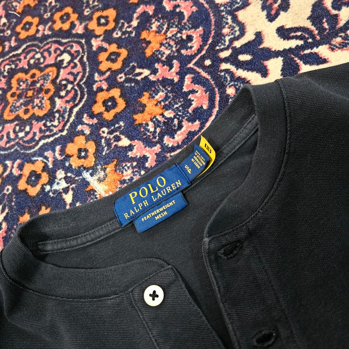 폴로랄프로렌 스몰로고 헨리넥 티셔츠 S size 상품이미지5