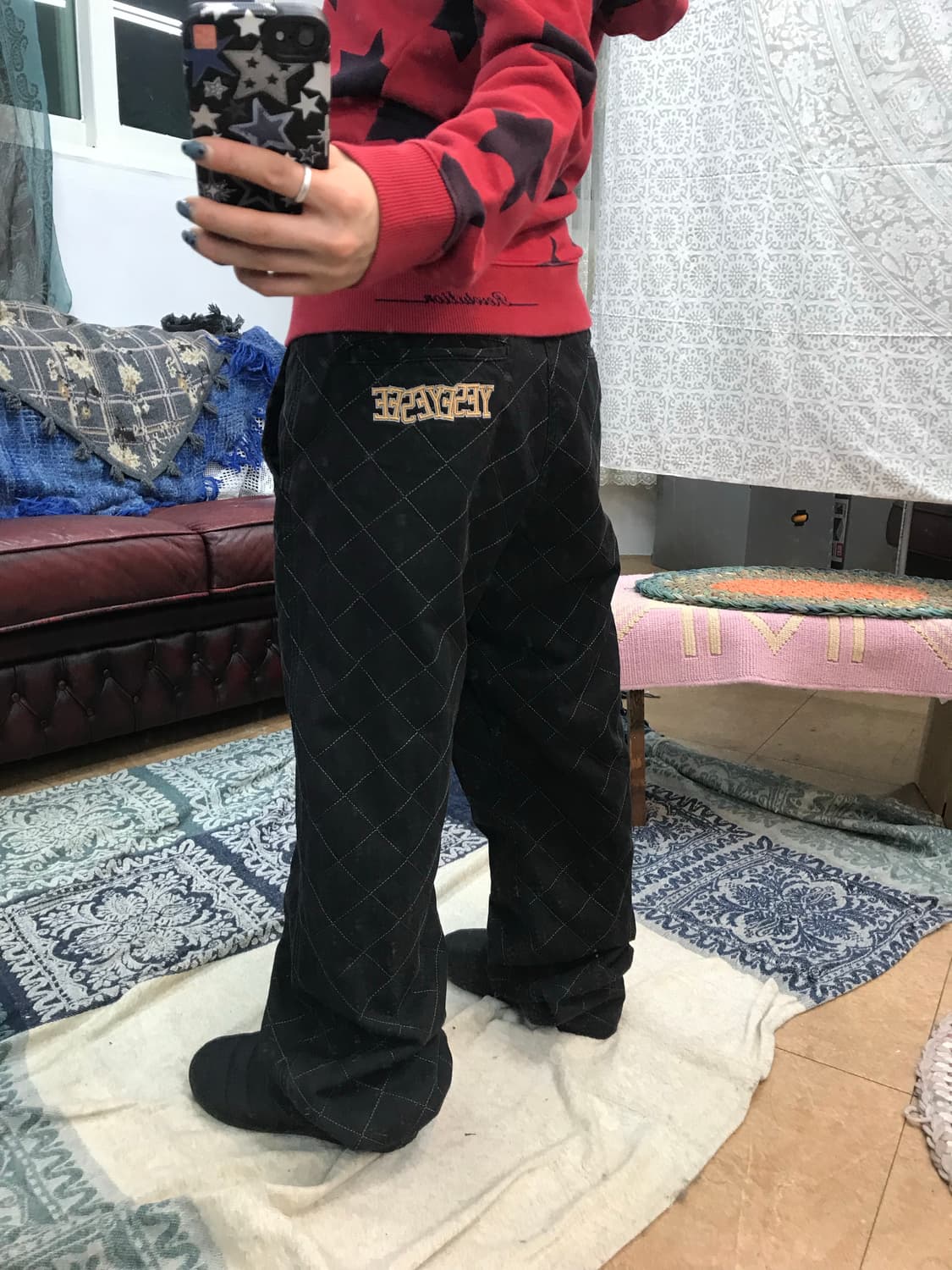 예스아이씨 스트릿 와플 스티치 코튼팬츠  상품이미지1