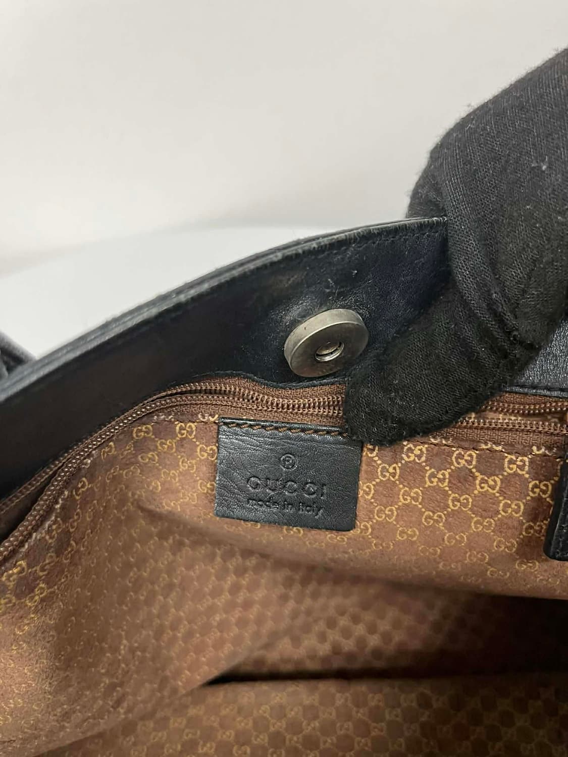 구찌 빈티지 가죽 토트백 상품이미지7