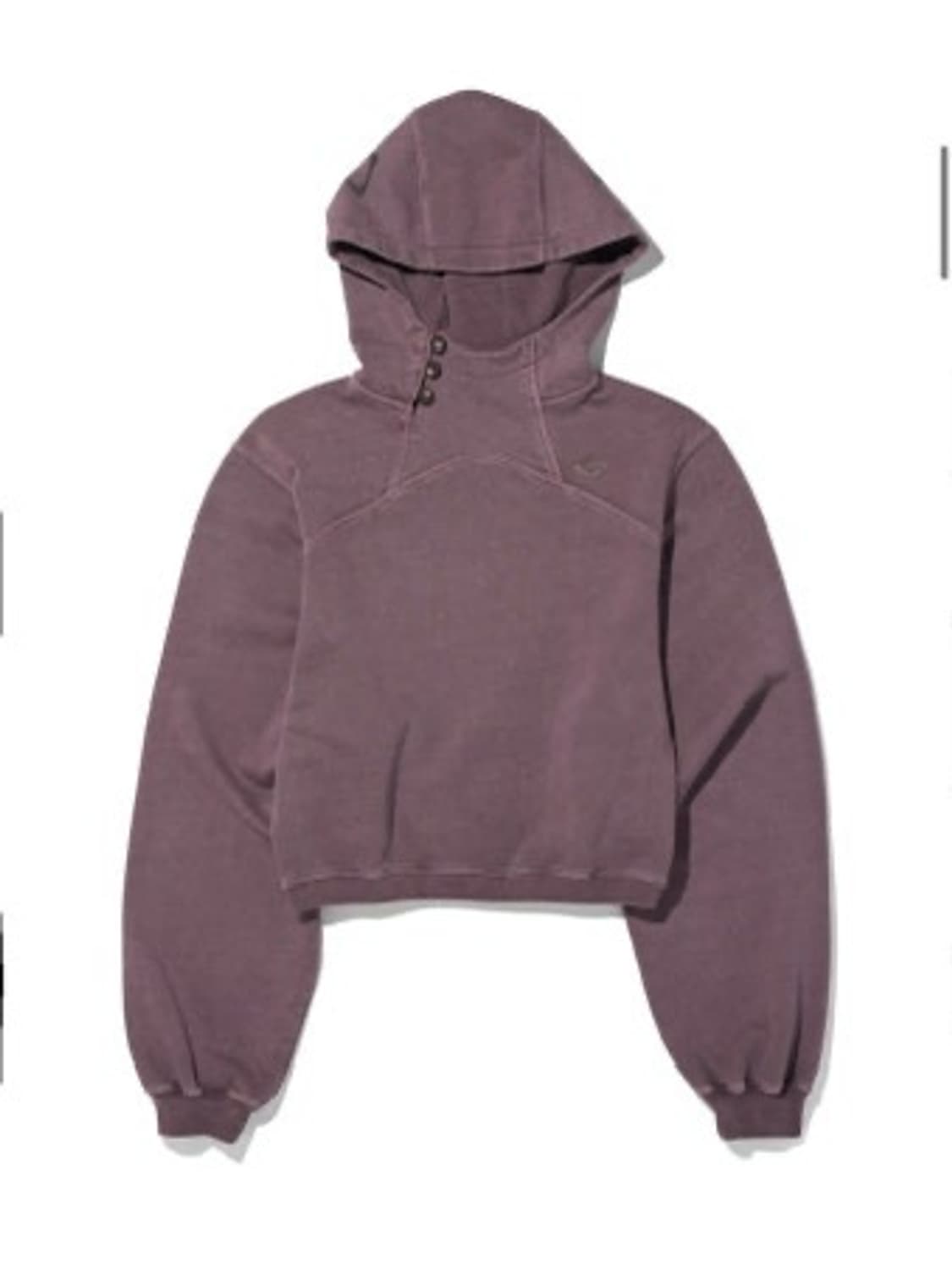 미스치프 크롭 후드 레드 브라운 M 단추하나없음 상품이미지1