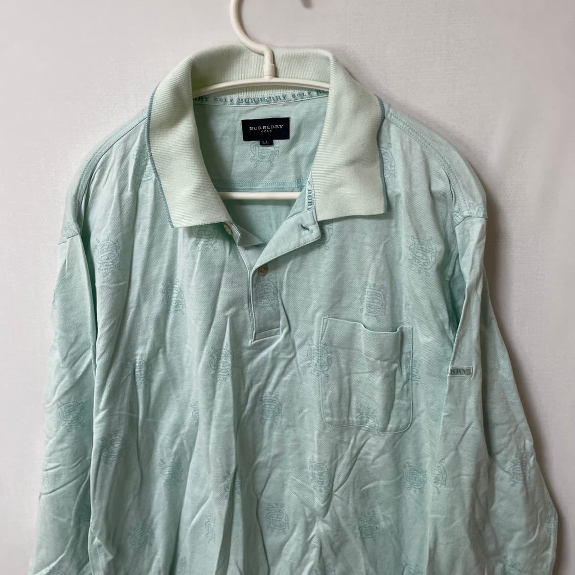 [ LL ] 버버리 골프 남성 PK 긴팔 카라티 상품이미지2