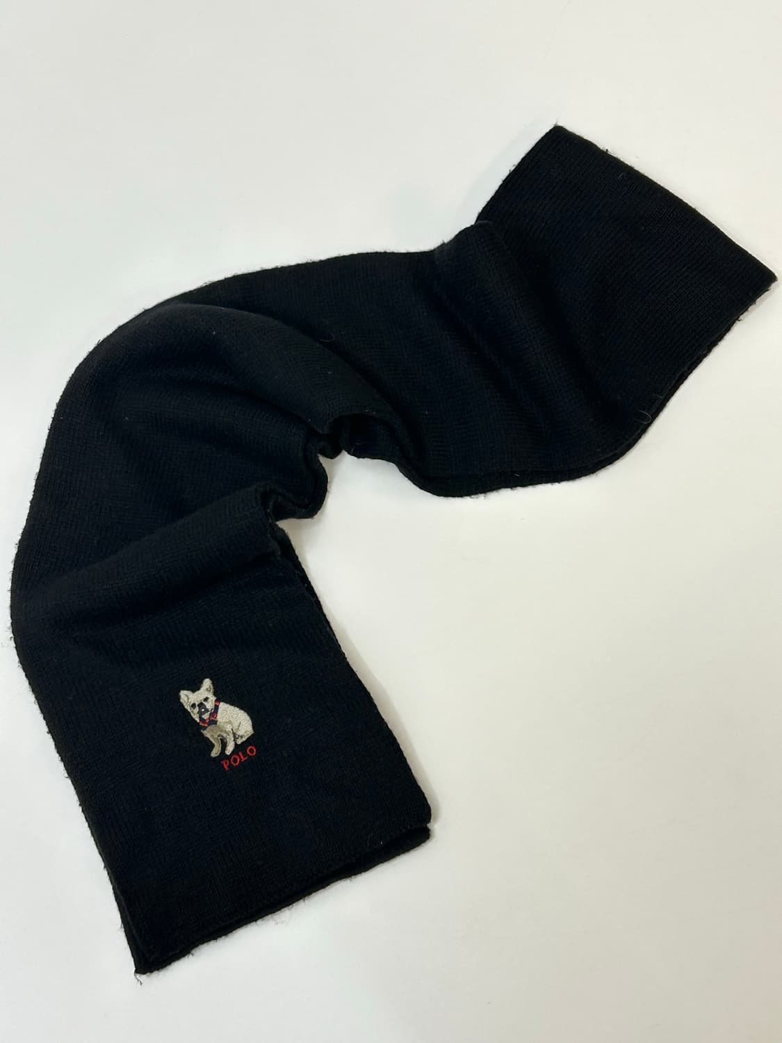 Polo 폴로 랄프로렌 프렌치 불독 자수 머플러 상품이미지2