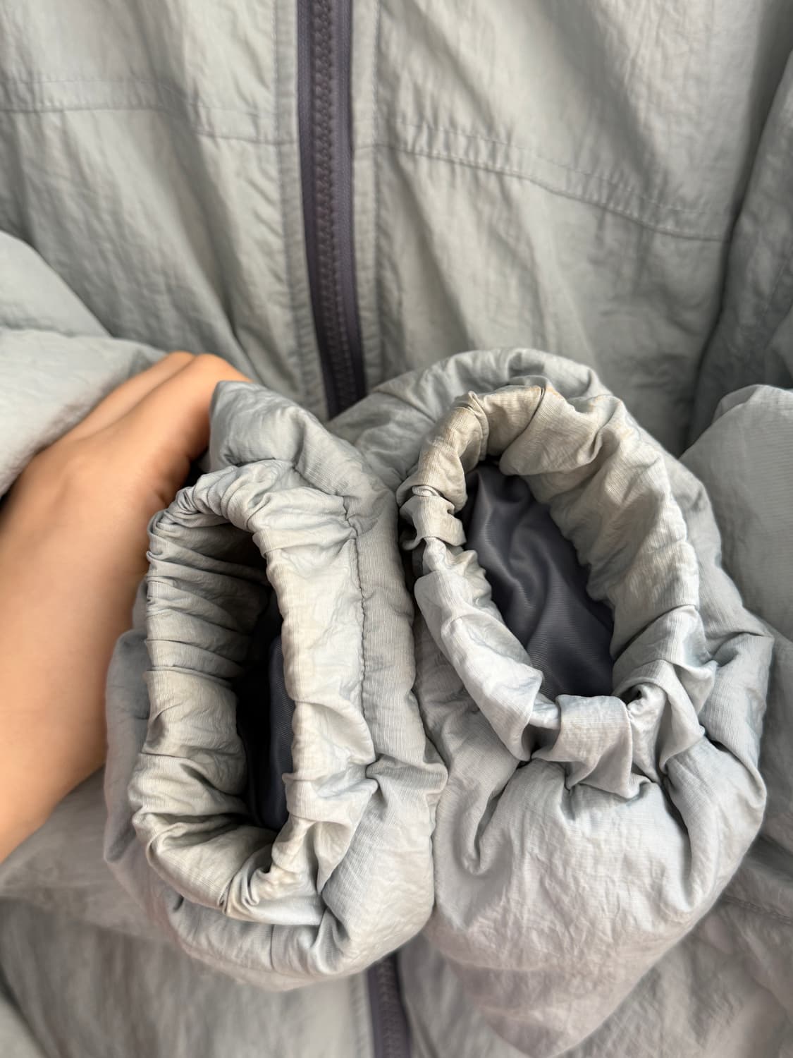 노컨텐츠 윈터 패딩 라이트 그레이 상품이미지3