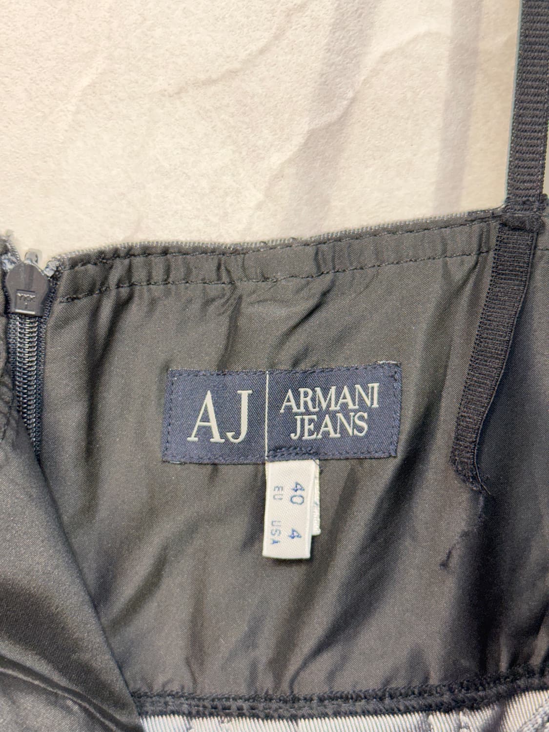Armani Jeans raw denim pleats midi ops 상품이미지9