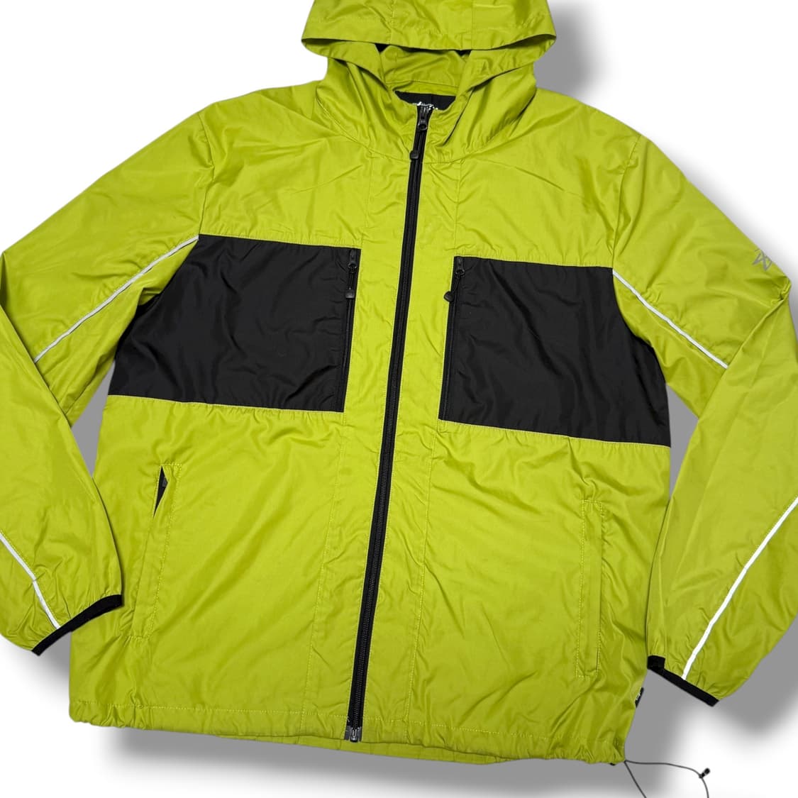 스투시 에어페니 컬러 3M 윈드브레이커 후드집업 라임 상품이미지3