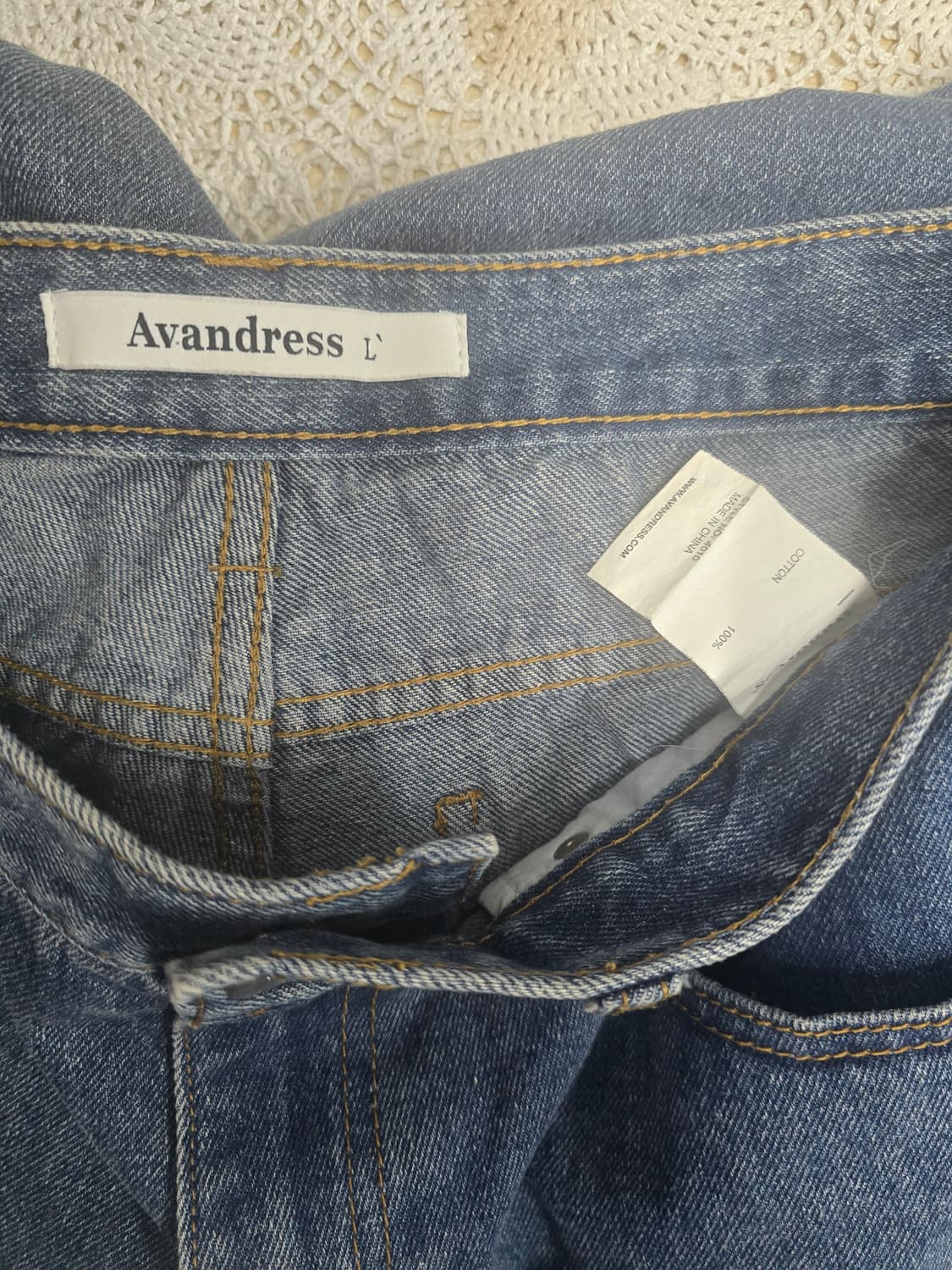 데님 건빵 반바지 L(30) 상품이미지3