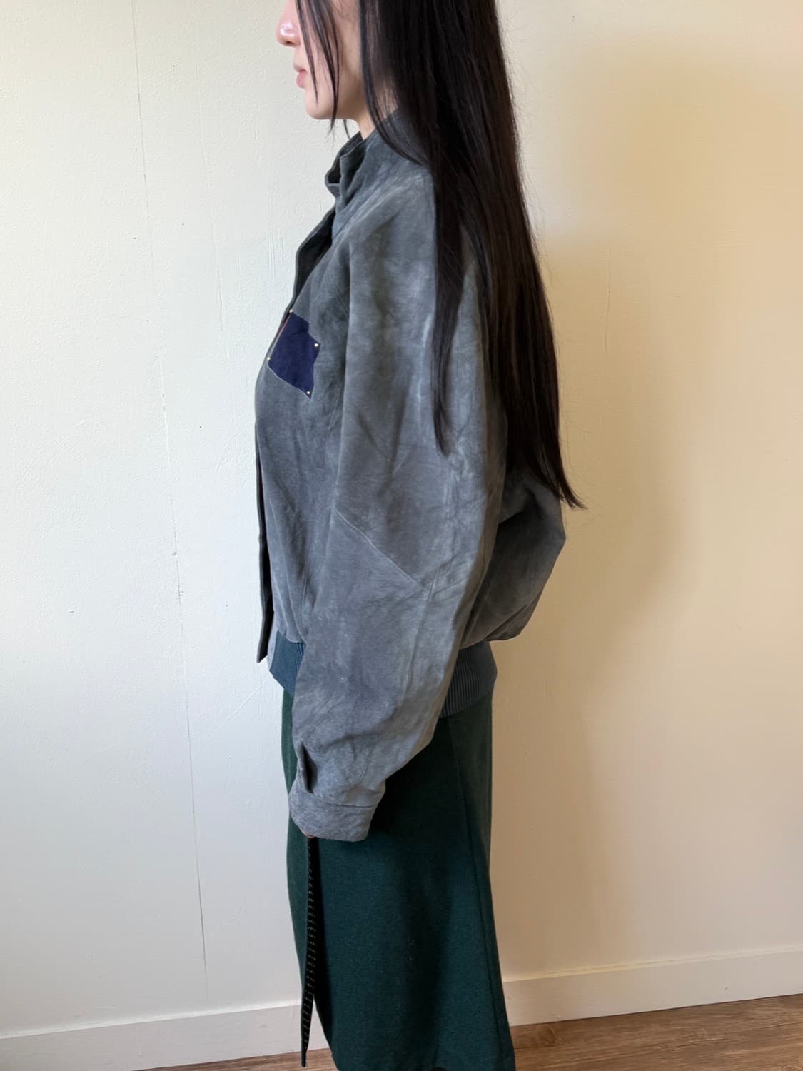 BALCALOLE 스타 돈피 그레이 자켓  상품이미지7