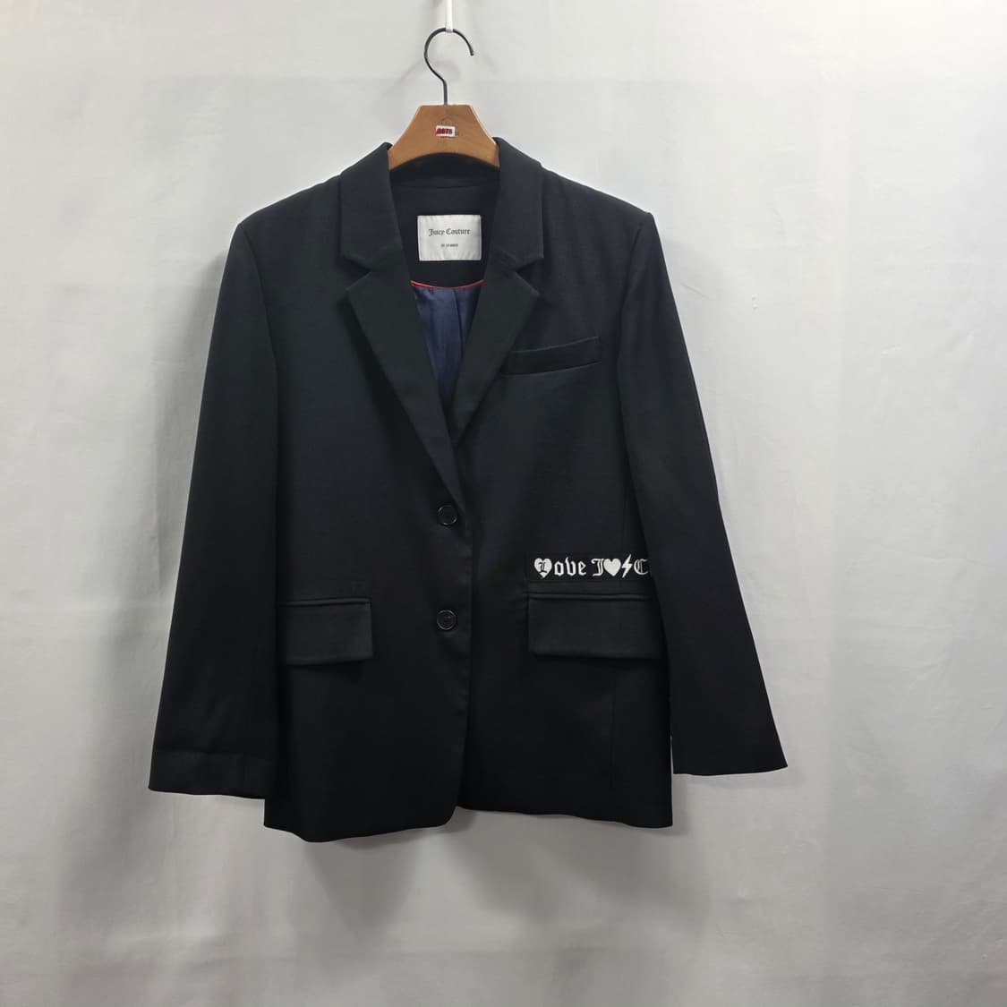 1676 쥬시꾸뛰르 백영문 펄 춘추 자켓 블랙 55 상품이미지1