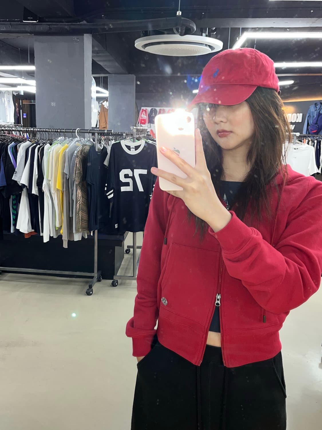 폴로 레드 볼캡 상품이미지1