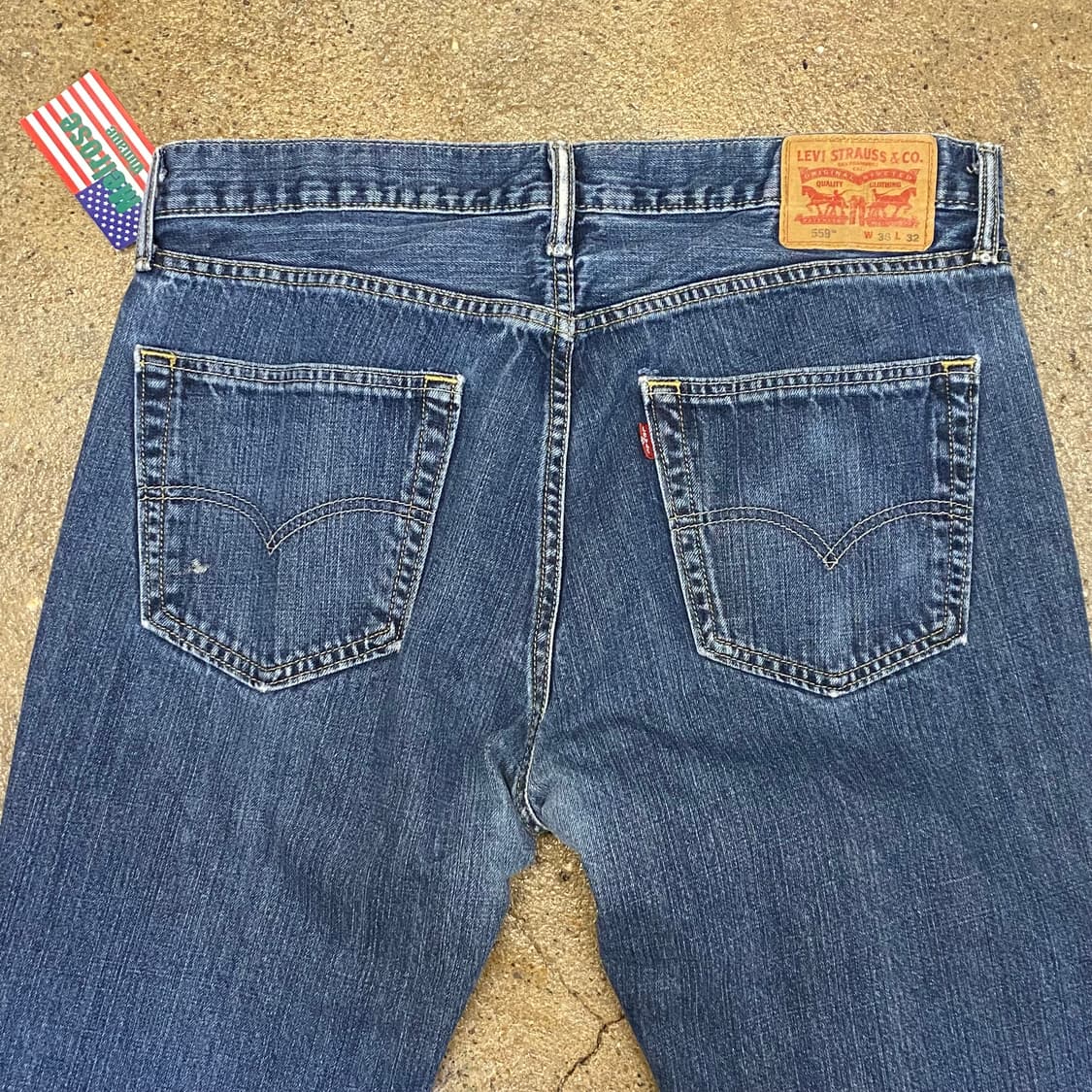 미국 빈티지 리바이스 569 청바지 데님팬츠 상품이미지8