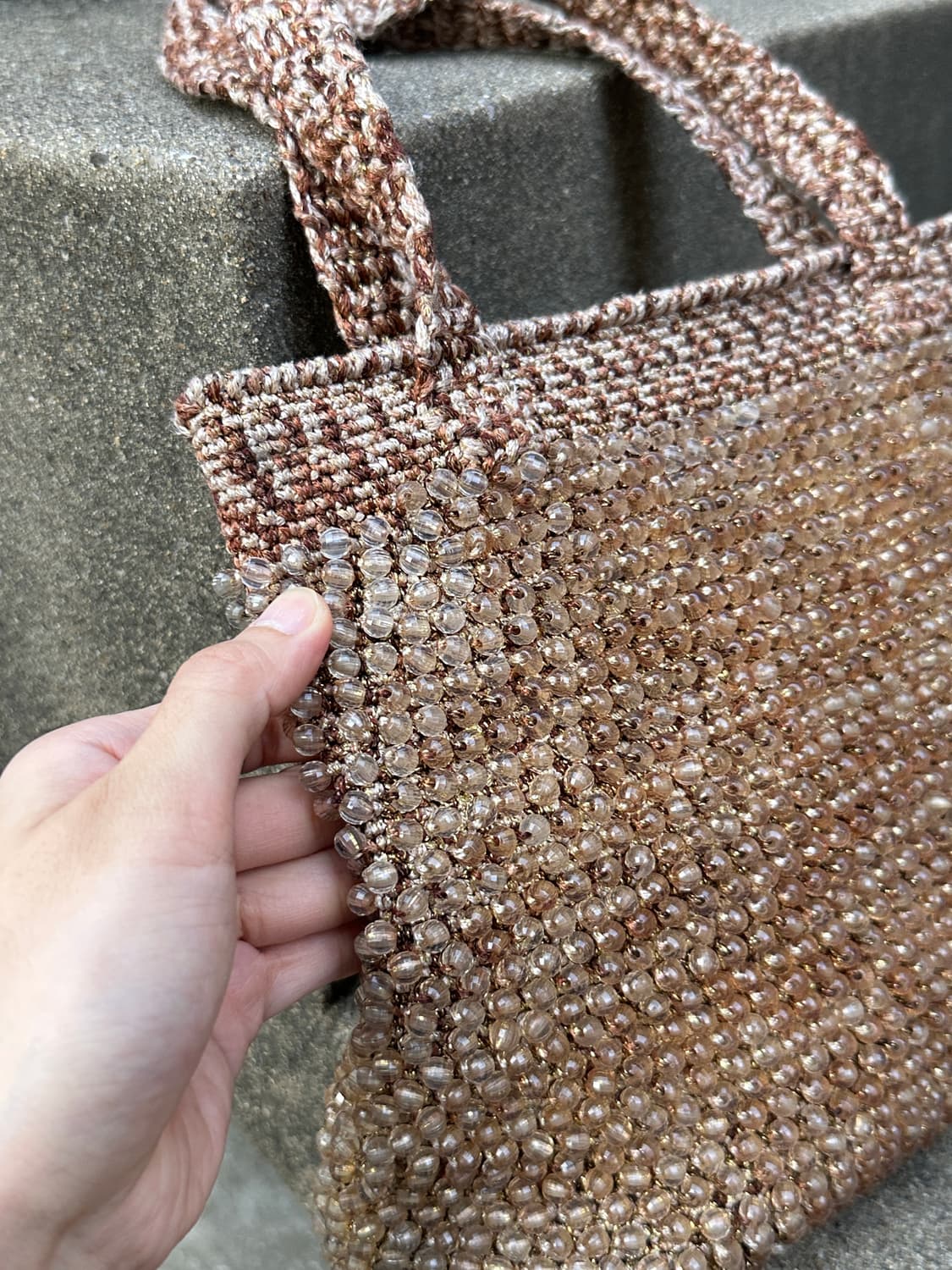 Vintage brown biz mini bag 상품이미지5