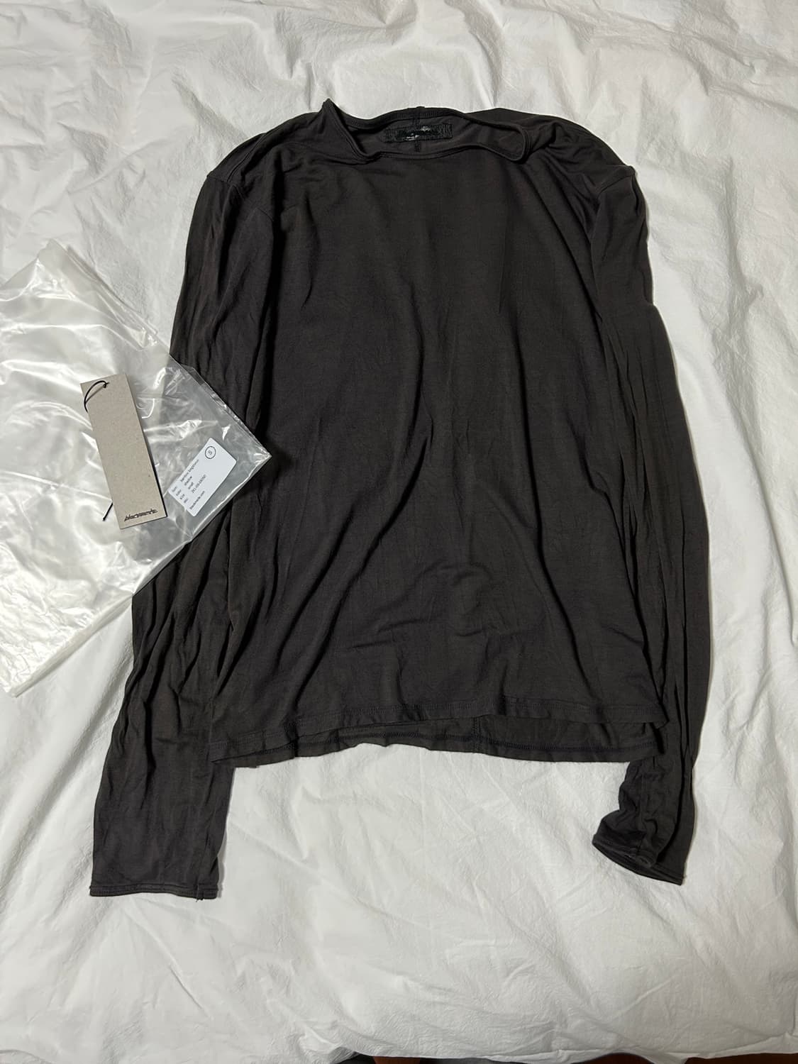 blackmerle bamboo longsleeve / shadow 상품이미지3