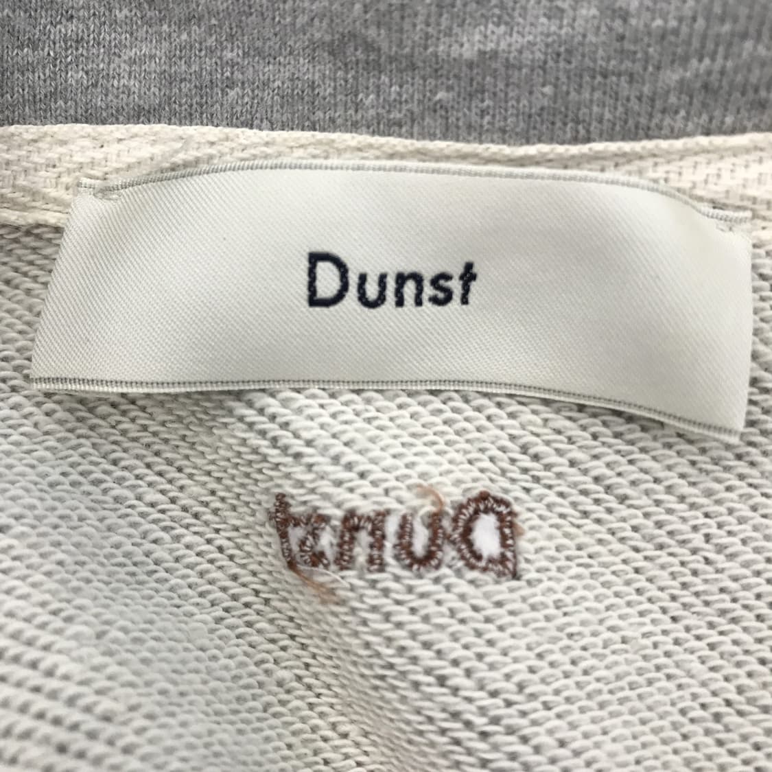 DUNST 던스트 레더로고 하프집업 [XS] 상품이미지5