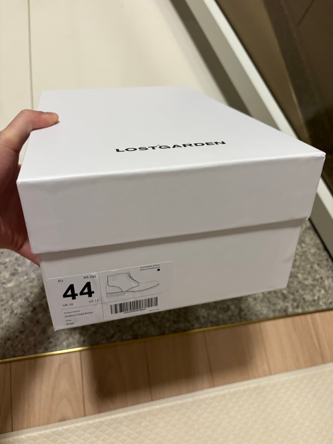 로스트가든 필드부츠 베이지 44사이즈 상품이미지1