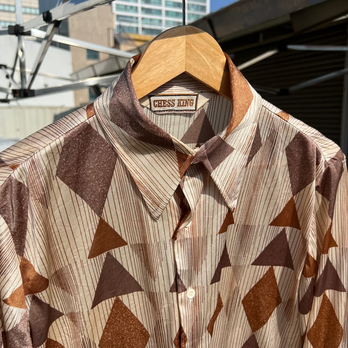 80‘s Chess King Rayon Shirts 상품이미지5