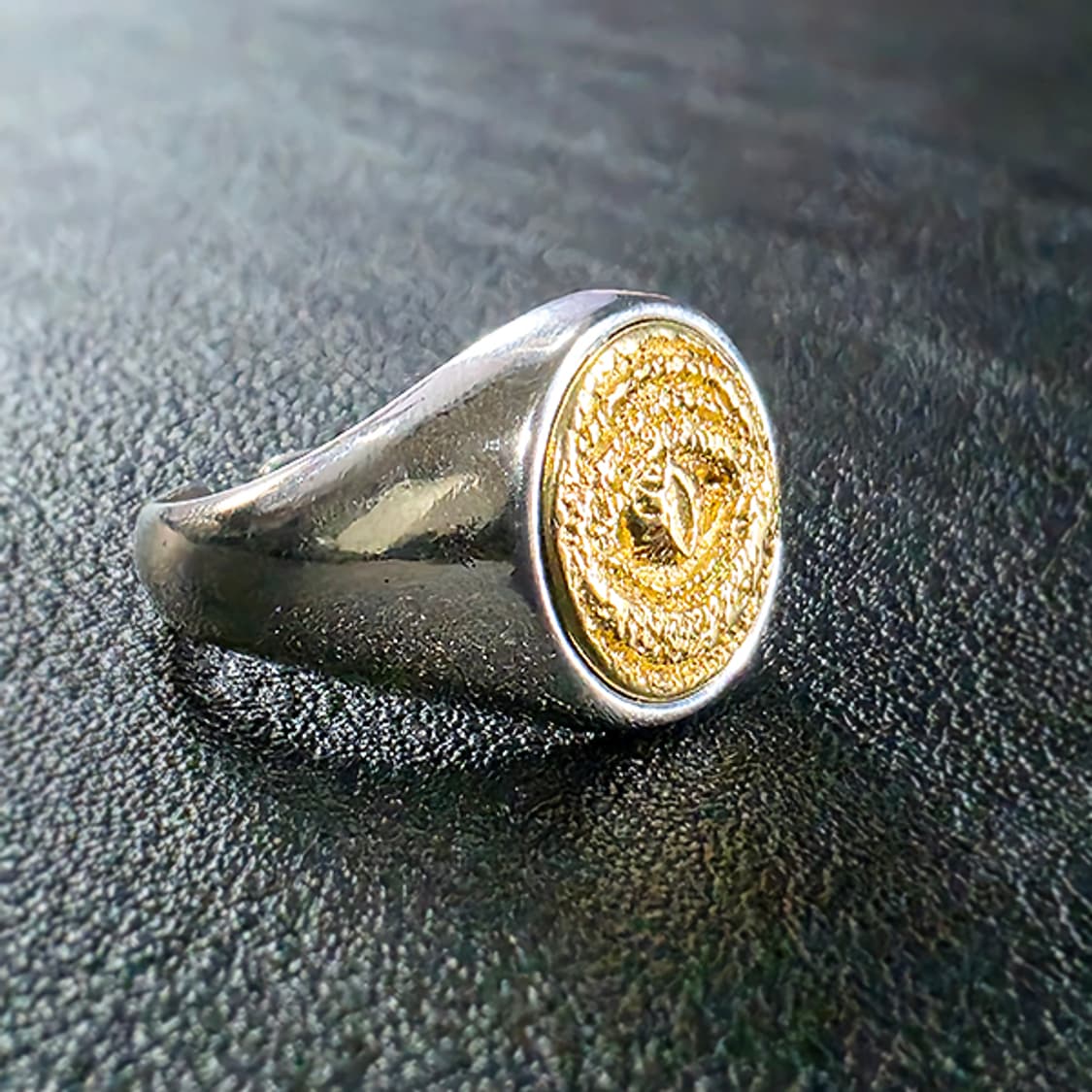 Tibr 백동 남자 엔틱 빈티지 명품 황금 눈 반지 상품이미지2