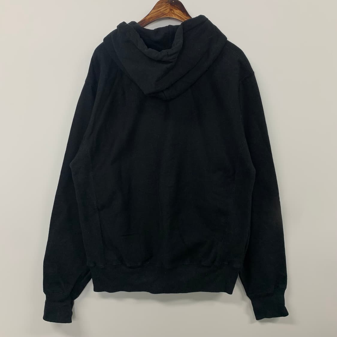 챔피온 리버스위브 블랙 후드티 상품이미지3