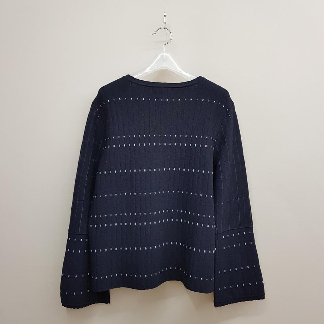 한섬 SJSJ  도트 스트라이프 니트 투피스 세트  F사이즈 상품이미지6