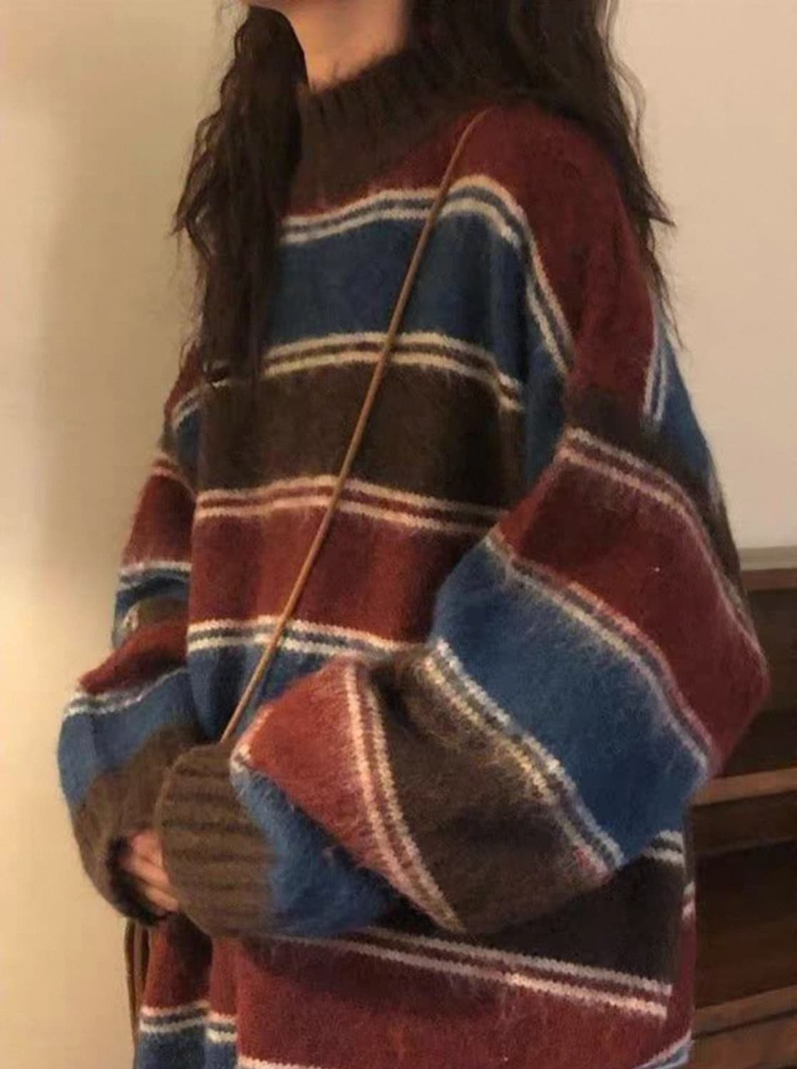 오버핏 빈티지 니트 스웨터 상품이미지2