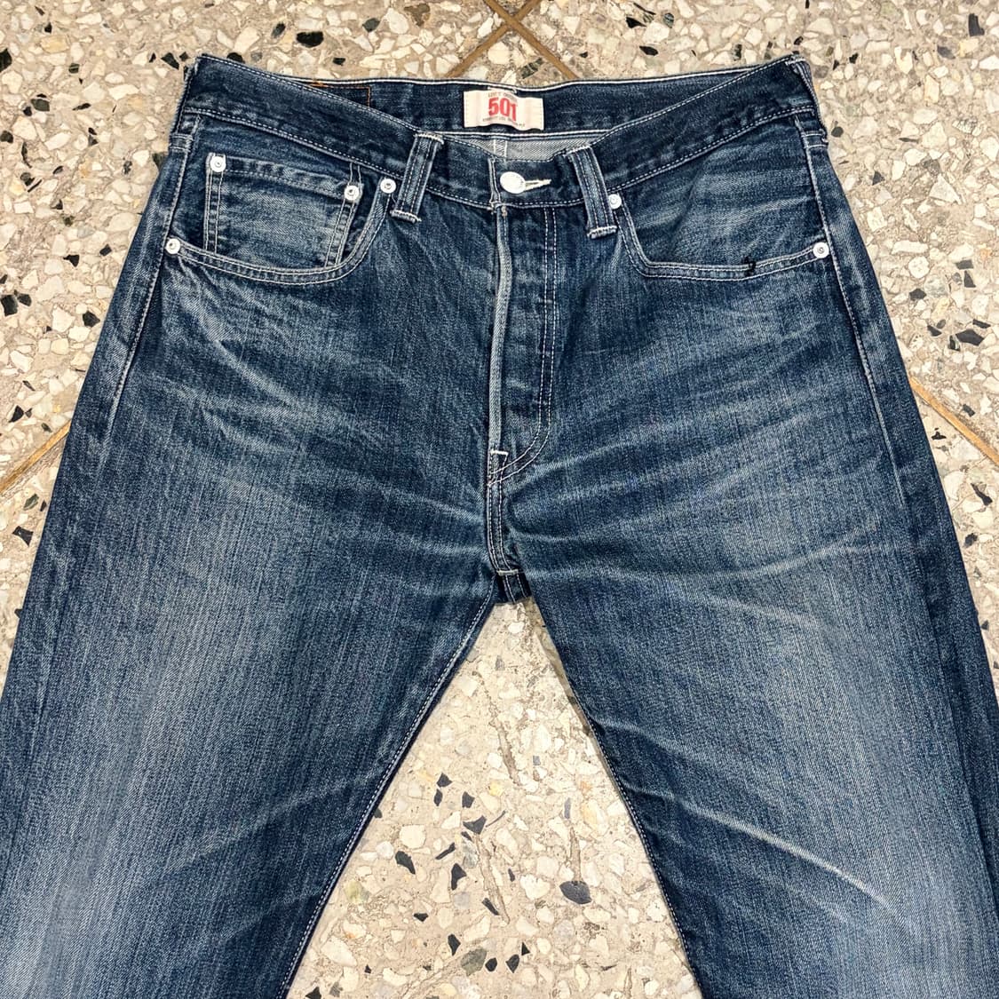 levi's 리바이스 501 포켓 스트레이트 워싱 진 상품이미지7
