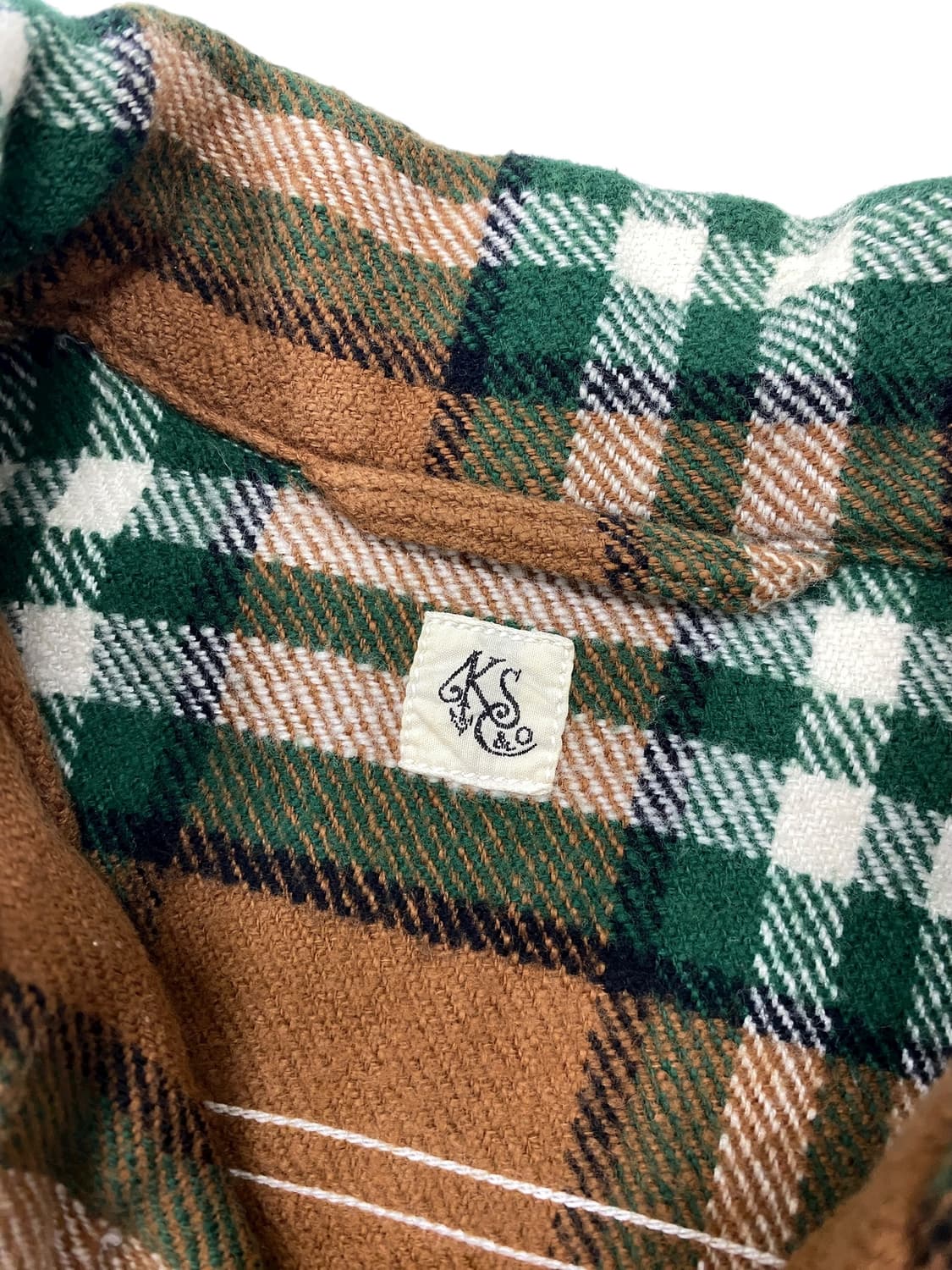 캡틴 선샤인 플란넬 유틸리티 오픈 칼라 셔츠 상품이미지7