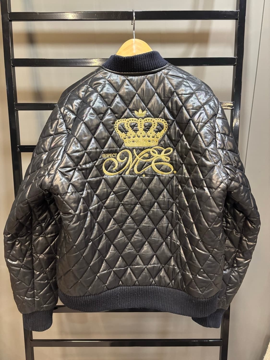 (M) 아디다스 유광 퀄팅 패딩점퍼 4.5 상품이미지6