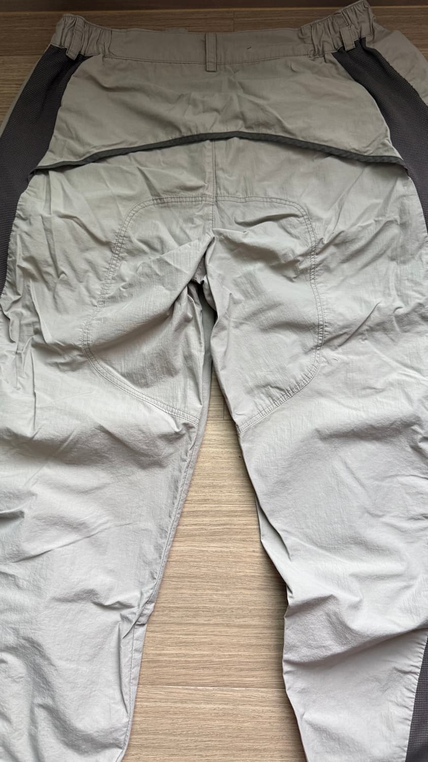 산산기어 사이드 메쉬 팬츠 베이지그레이 2 상품이미지3