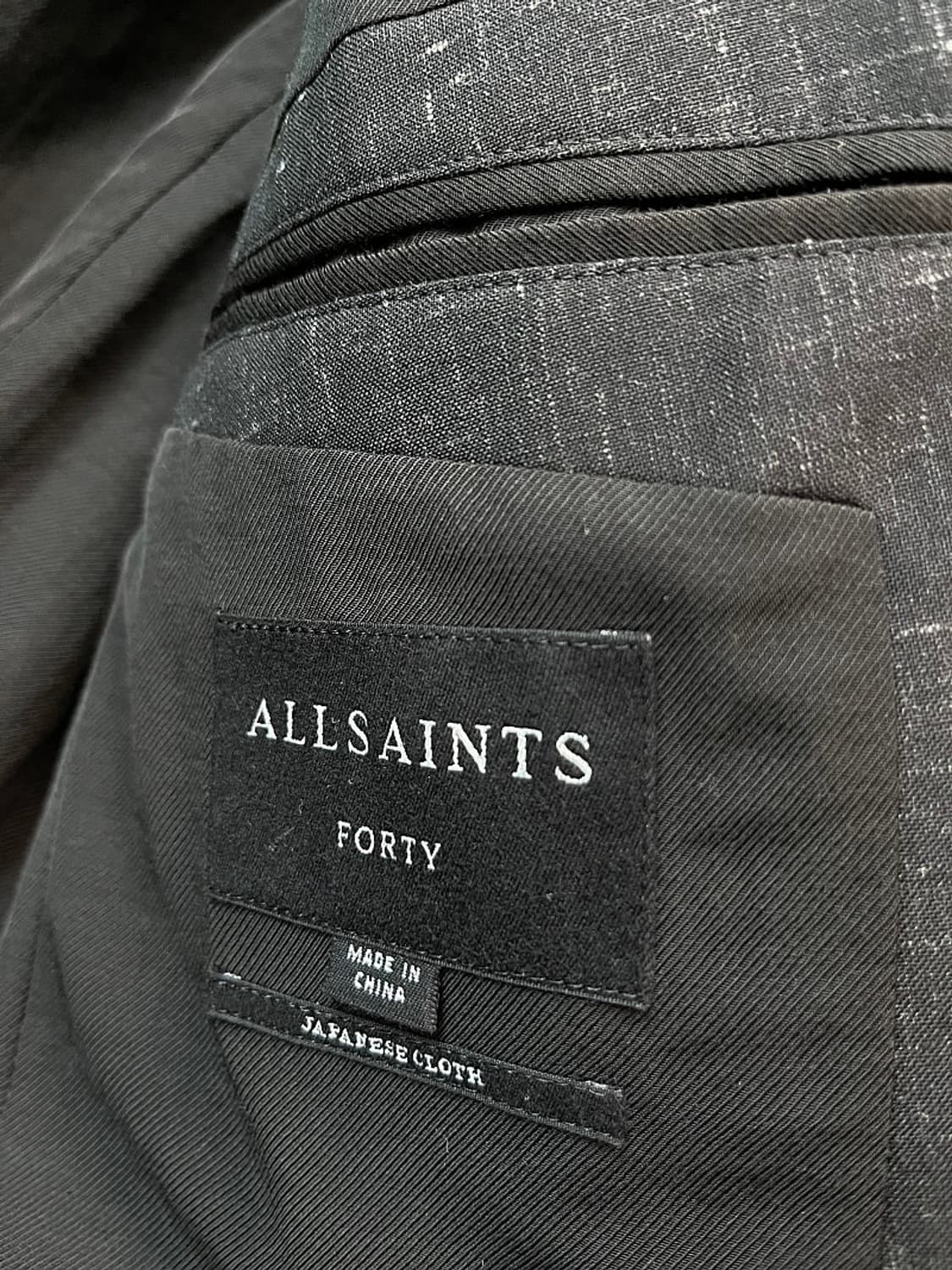 100-105,34) 올세인츠 더블 셋업슈트  상품이미지8