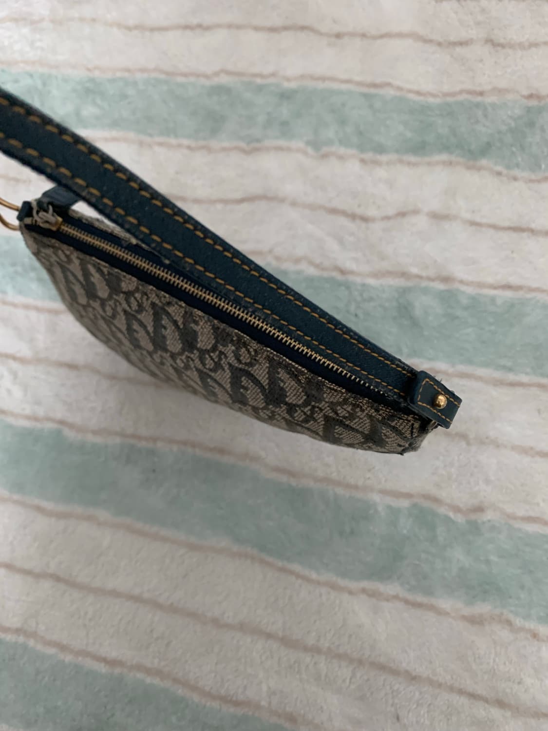 빈티지 디올 새들 파우치백 가방 상품이미지8