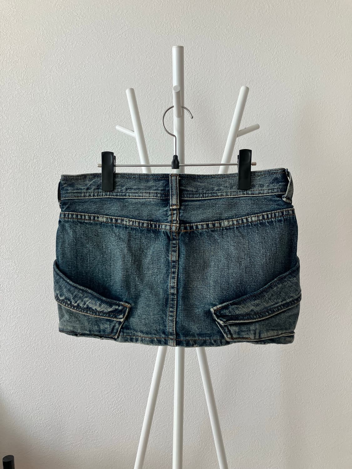 일본빈티지 카고 데님 스커트 y2k 초미니스커트 카고스커트 상품이미지3