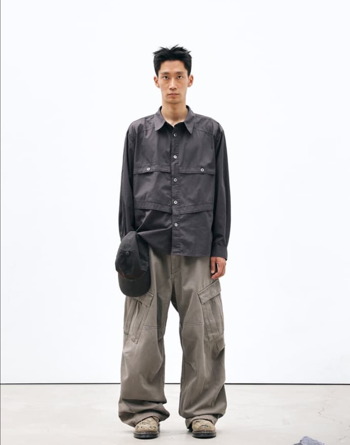 3) 해칭룸 밀팬츠 올리브 상품이미지1