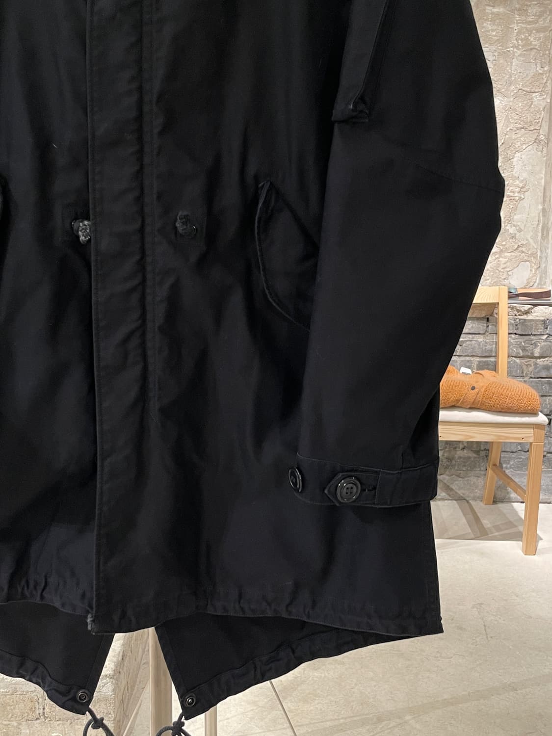 와코 마리아 블랙 M-1948 성모 마리아 후디 파카 상품이미지6