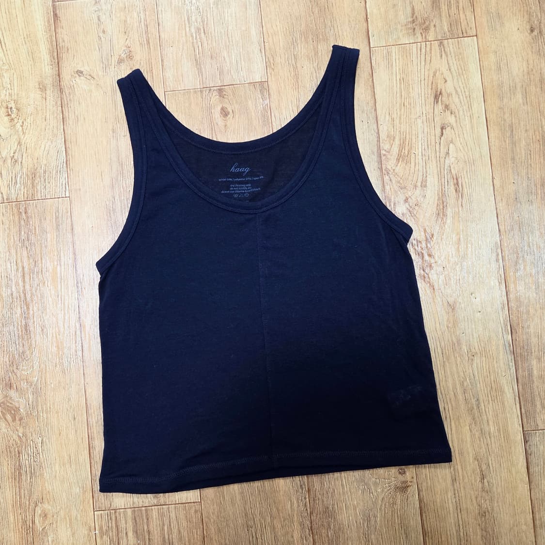 헤이그(haag) 매치스 슬리브리스 티셔츠 프리사이즈 새상품 상품이미지5