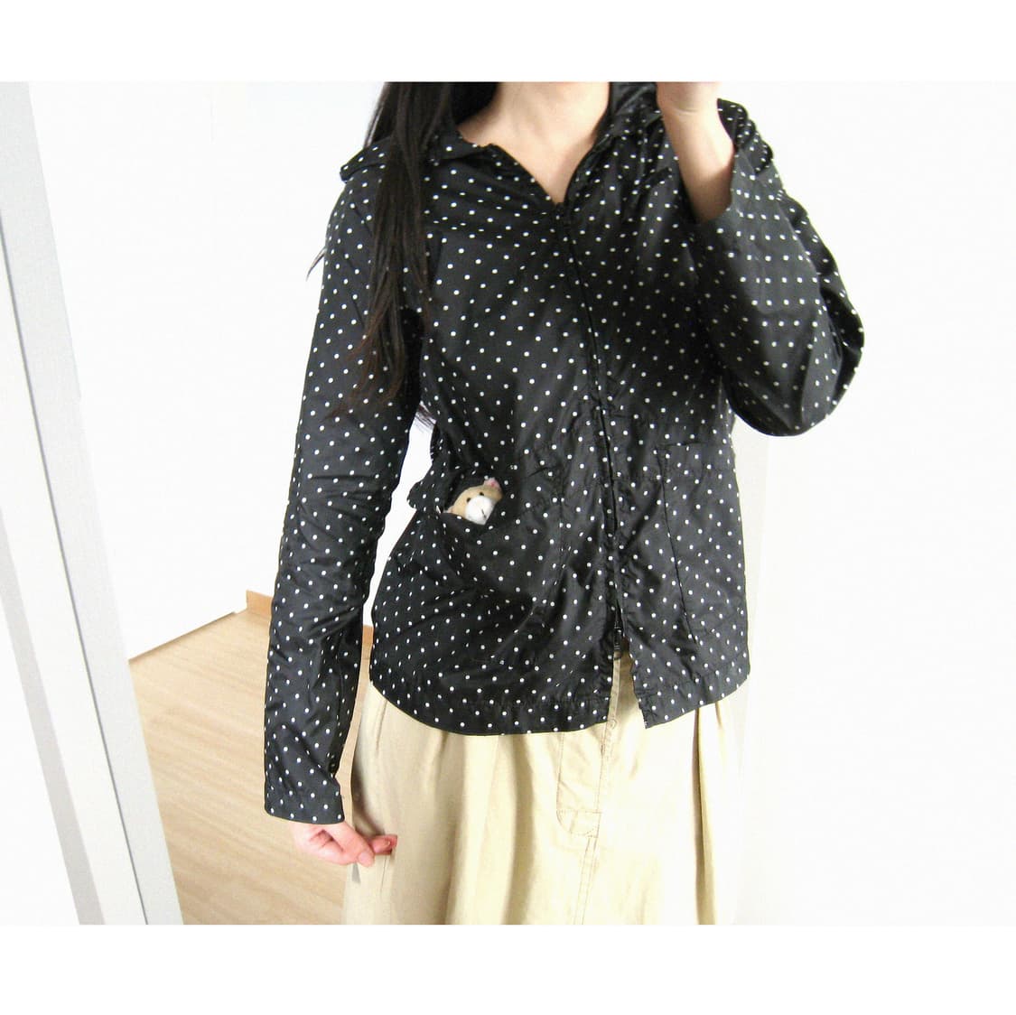 엔지니어드가먼츠 도트 후드 바람막이 ☆ 상품이미지10