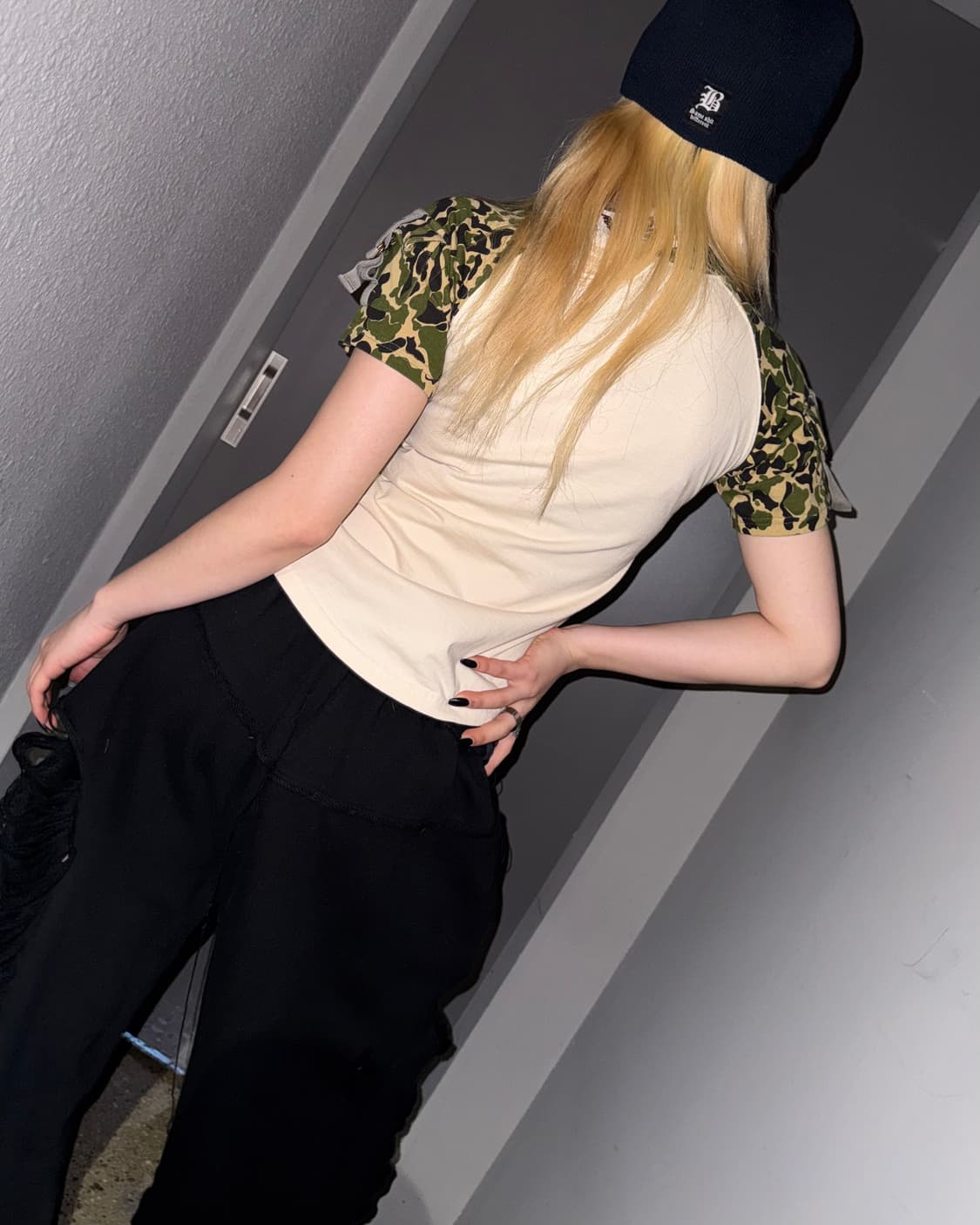 걸스 카모디테일 반팔  상품이미지9