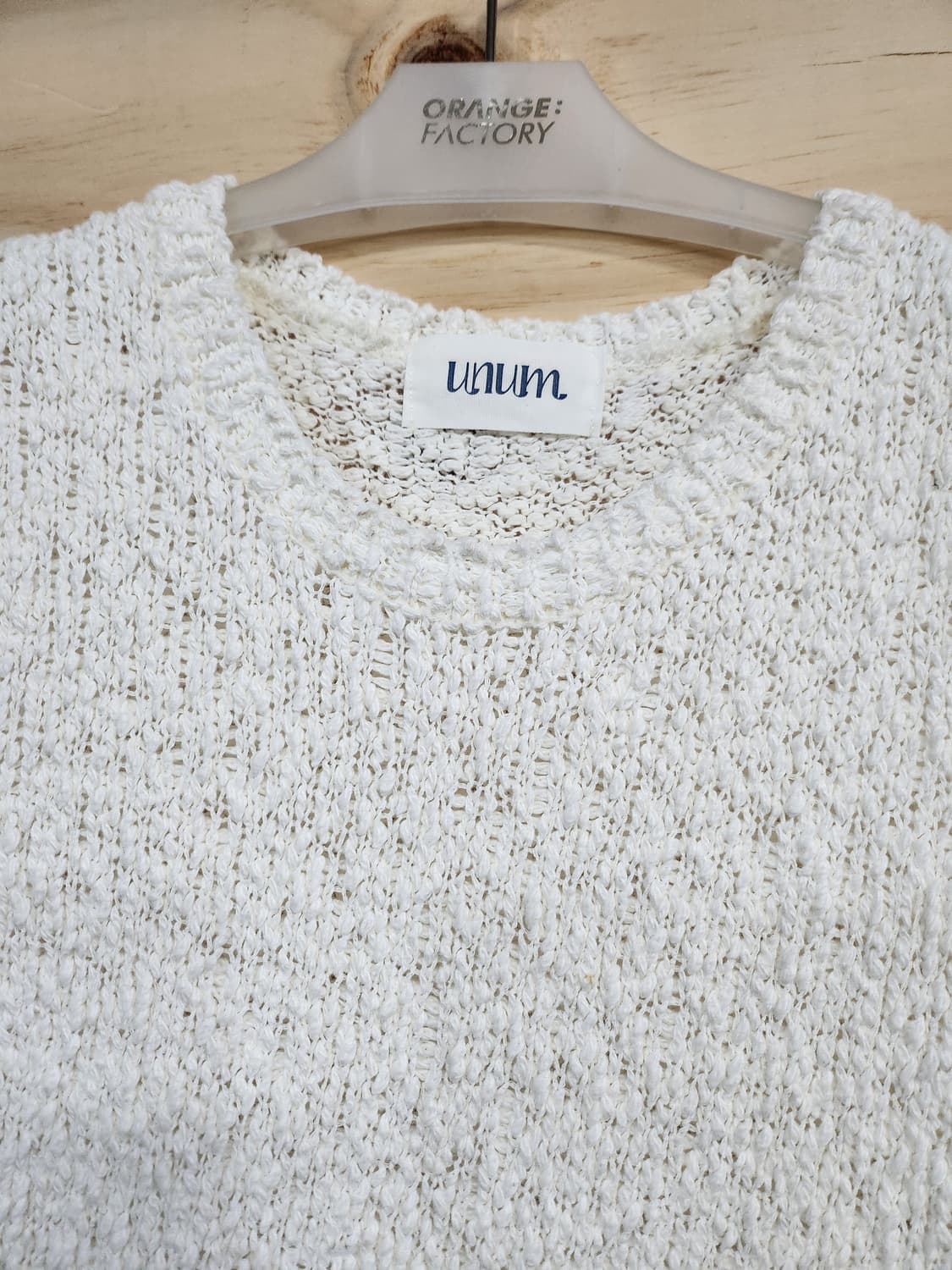 570) unum 팝콘 니트 조끼 상품이미지5