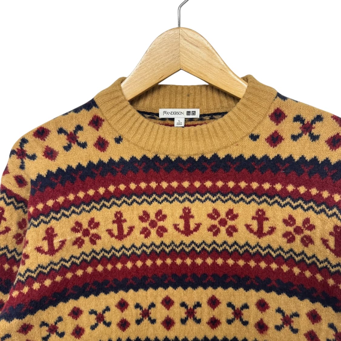 유니클로 X JW앤더슨 울블렌드 에스닉패턴 니트 상품이미지2