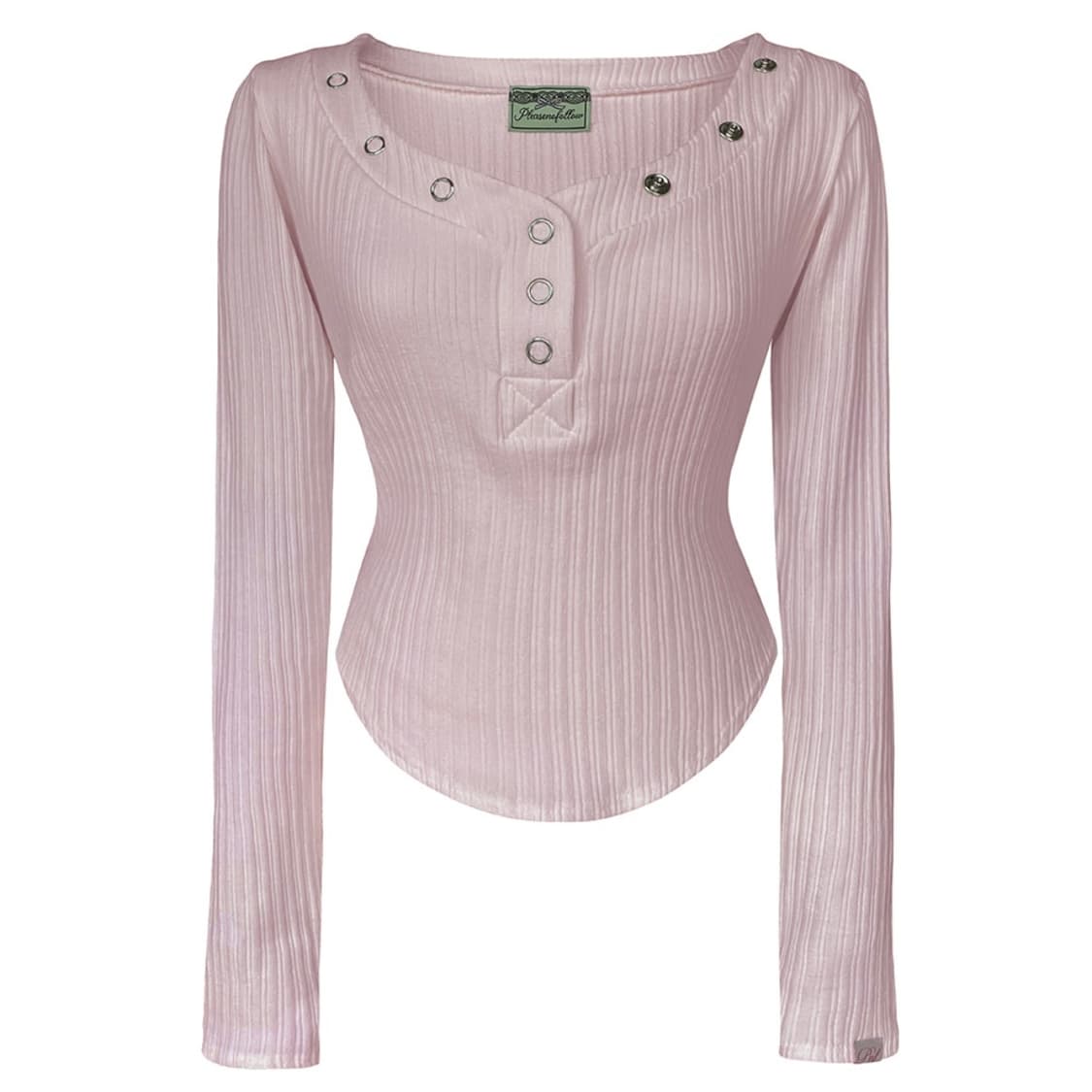 플리즈노팔로우 버니 스냅 버튼 탑 핑크 (하츠투하츠 이안 착용) 상품이미지2