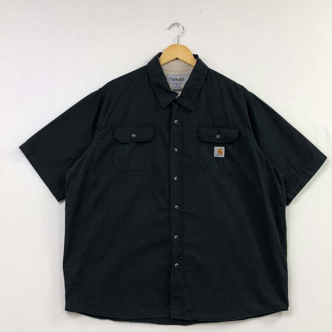 Xxl 칼하트 블랙 워크 셔츠 상품이미지2
