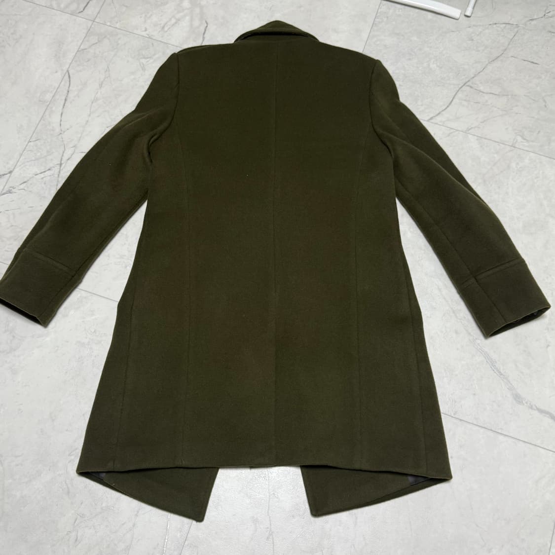 카이아크만 카키색 더블코트 상품이미지2