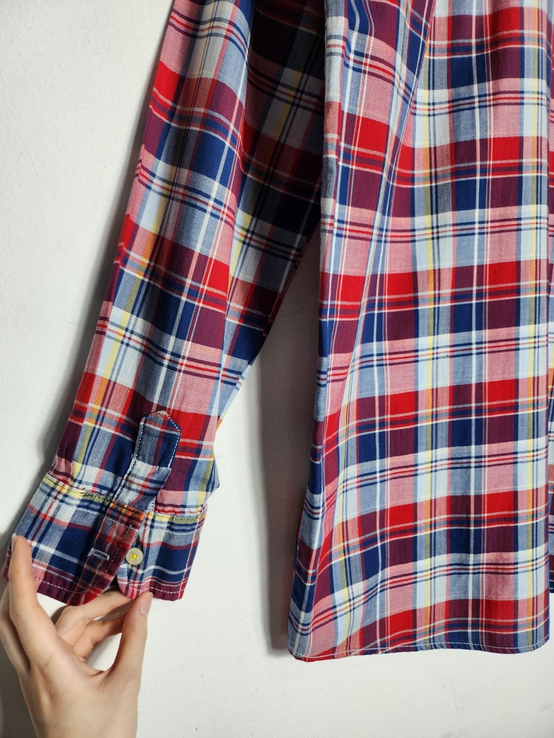 M 타미힐피거 빈티지핏 체크셔츠 상품이미지4