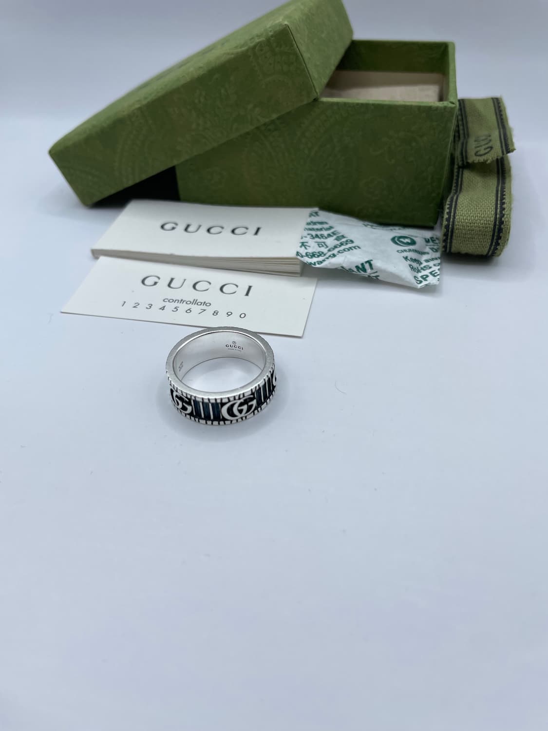 구찌 반지 18호 GG 마몽 링 블랙 상품이미지3