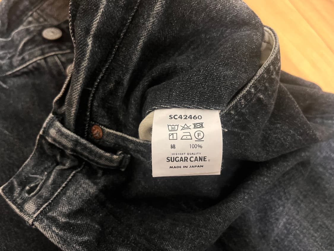 슈가케인 1947 블랙 하드워시(30) 상품이미지5